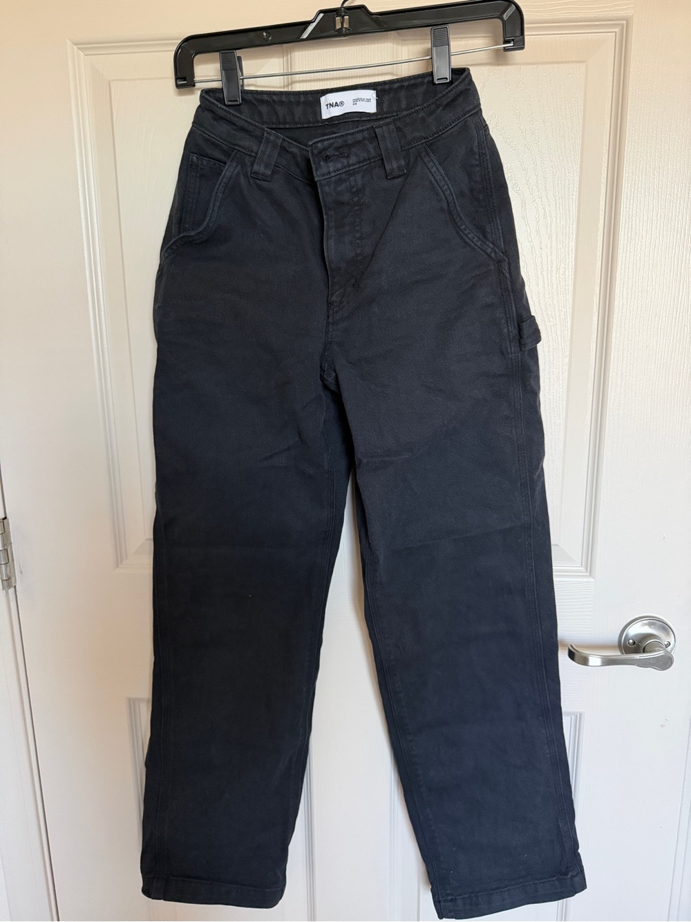 Aritzia Black Cargo Carpenter Pants